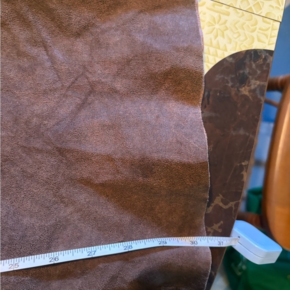 Vintage Brown Suede Pants with Front Zipper - Picture 9 of 9